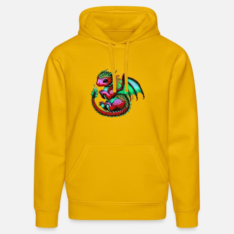 Dragon - Sweat à capuche bio DRUMMER Stanley/Stella Unisexe - jaune spectre