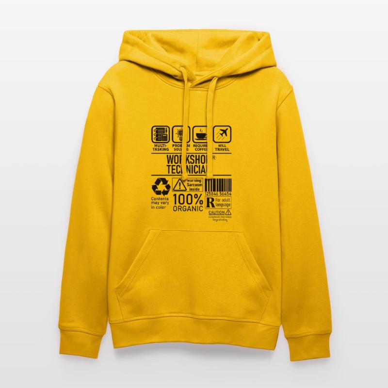Workshop Technician multi tasking problem solving Stanley/Stella Unisex Bio-Hoodie DRUMMER 