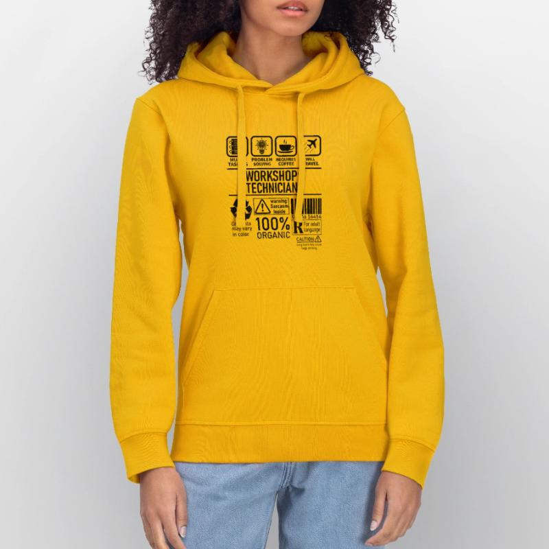 Workshop Technician multi tasking problem solving Stanley/Stella Unisex Bio-Hoodie DRUMMER 
