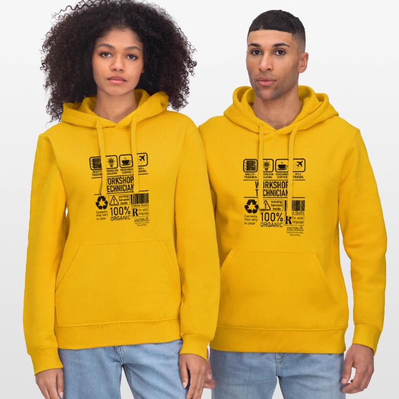 Workshop Technician multi tasking problem solving Stanley/Stella Unisex Bio-Hoodie DRUMMER 