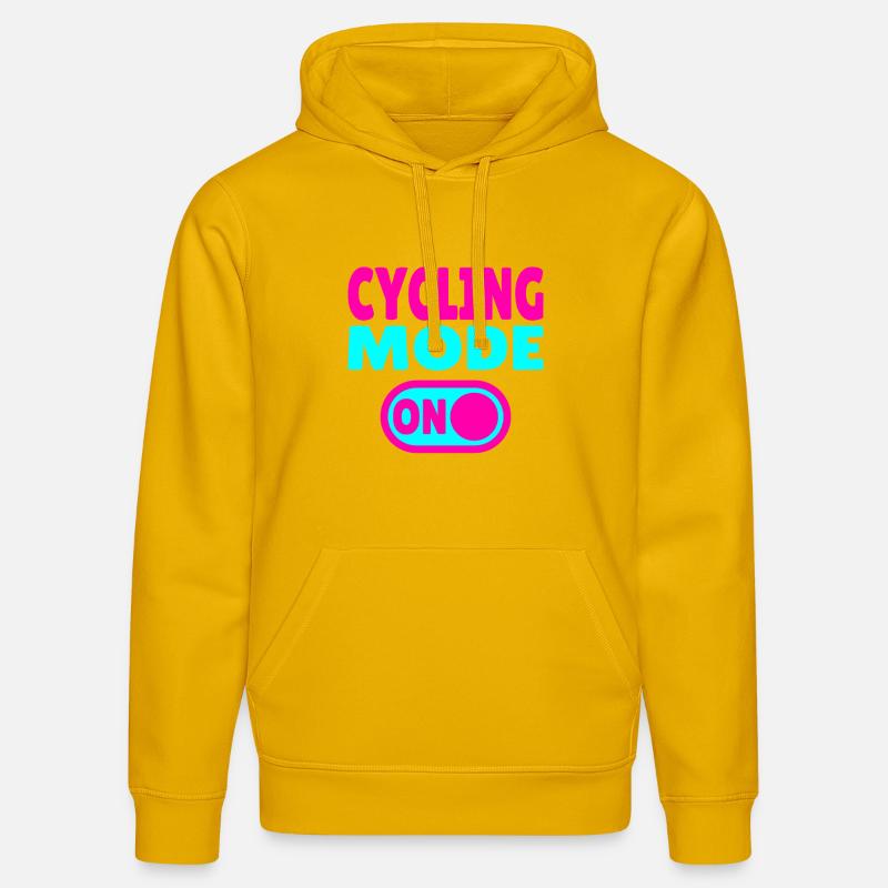 Mode cyclisme activé Cyclisme - Sweat à capuche bio DRUMMER Stanley/Stella Unisexe - jaune spectre