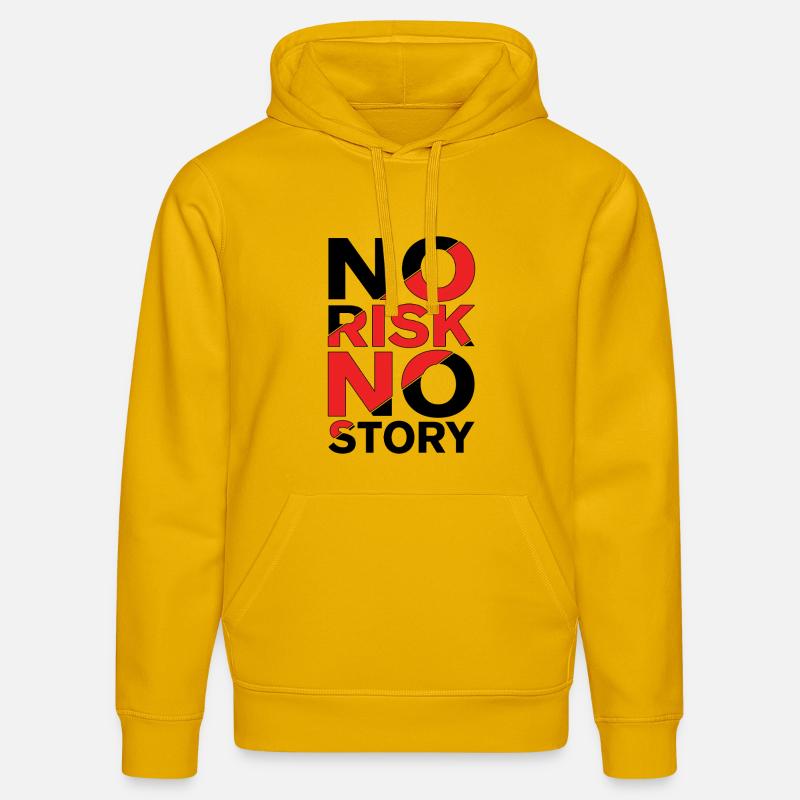 Pas de risque, pas d’histoire - Sweat à capuche bio DRUMMER Stanley/Stella Unisexe - jaune spectre