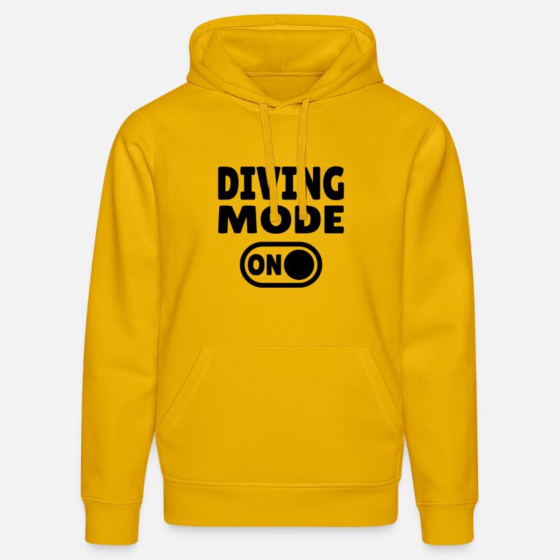 Mode plongée activé – Tauchen - Sweat à capuche bio DRUMMER Stanley/Stella Unisexe - jaune spectre