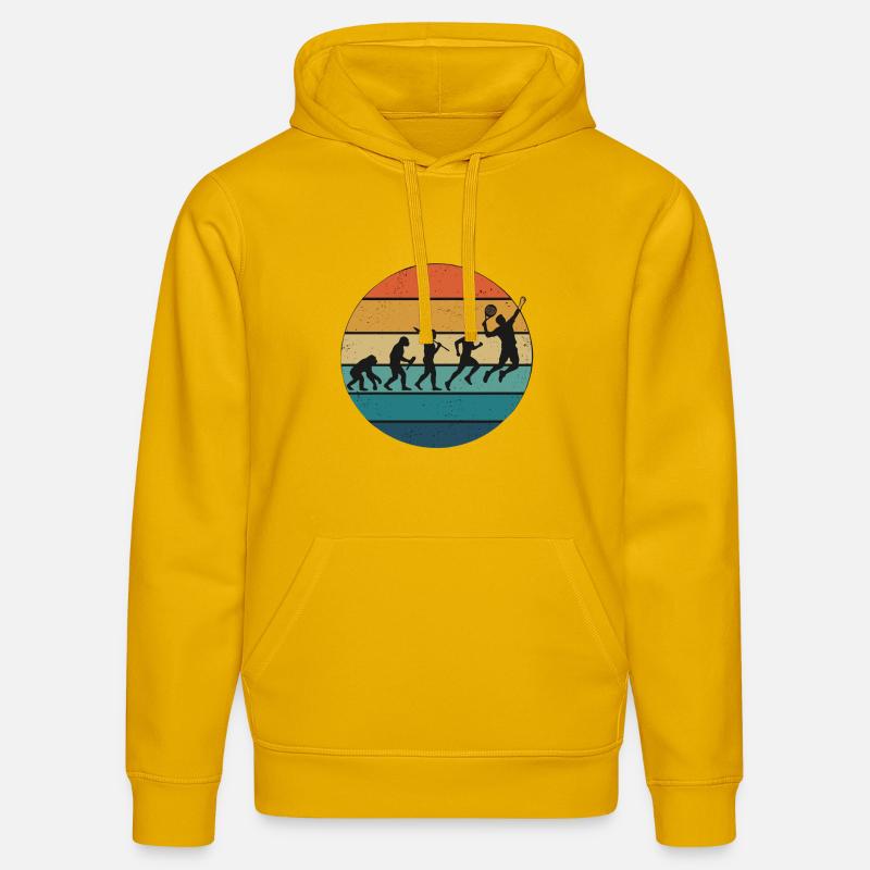 Raquette de tennis Padel Evolution - Sweat à capuche bio DRUMMER Stanley/Stella Unisexe - jaune spectre