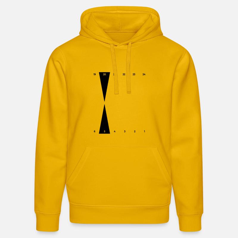 Backgammon | Point d’Or - Sweat à capuche bio DRUMMER Stanley/Stella Unisexe - jaune spectre