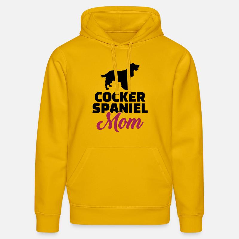 Cocker Spaniel - Sweat à capuche bio DRUMMER Stanley/Stella Unisexe - jaune spectre