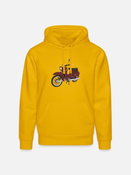 Simson Schwalbe - Stanley/Stella Unisex Bio-Hoodie DRUMMER  - Spektralgelb