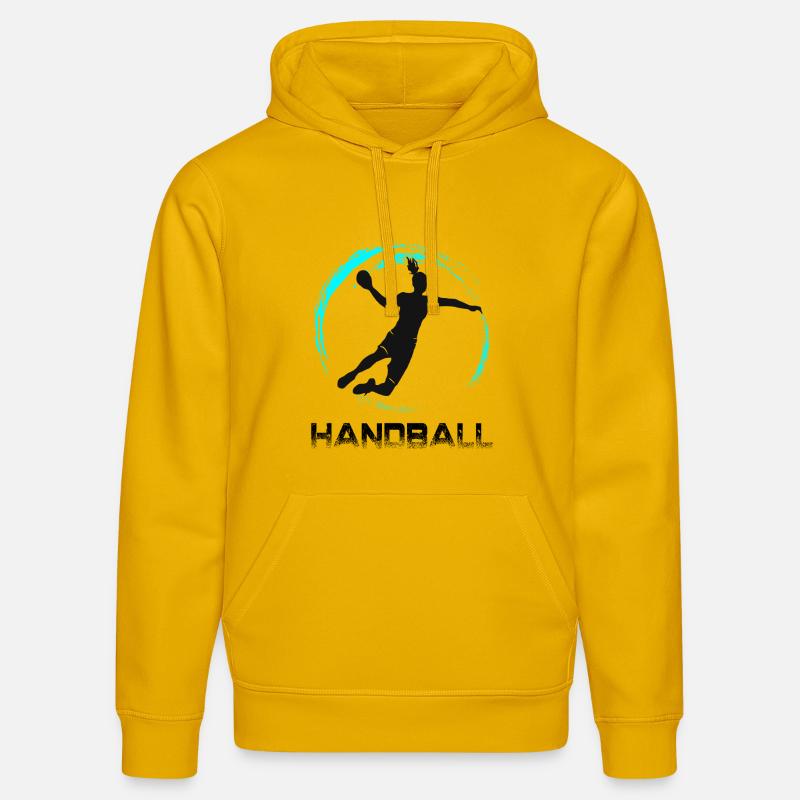 Handball - Stanley/Stella Unisex Bio-Hoodie DRUMMER  - Spektralgelb