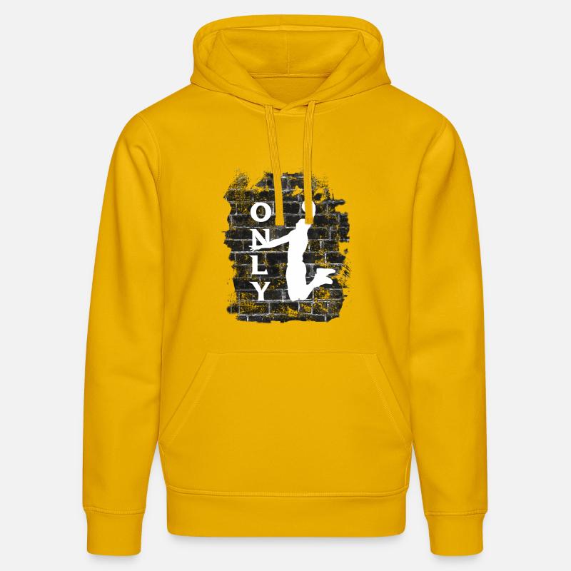 BASKET-BALL - Sweat à capuche bio DRUMMER Stanley/Stella Unisexe - jaune spectre