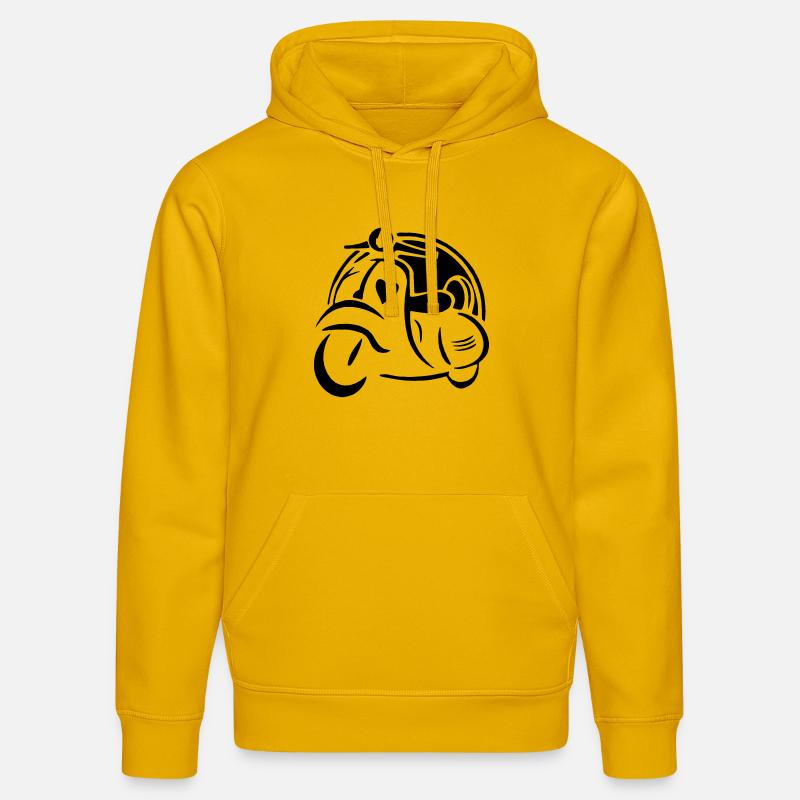 Motorroller - Sweat à capuche bio DRUMMER Stanley/Stella Unisexe - jaune spectre