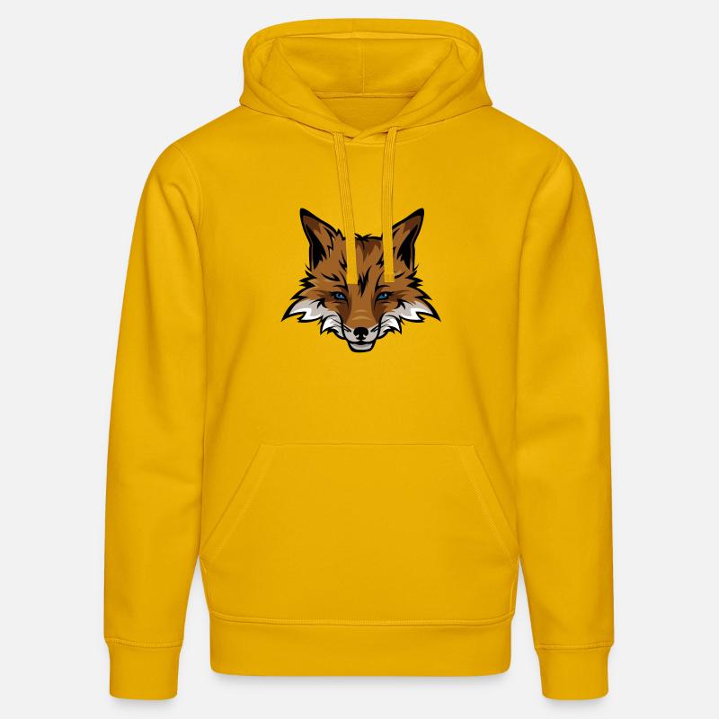 fox - Sweat à capuche bio DRUMMER Stanley/Stella Unisexe - jaune spectre