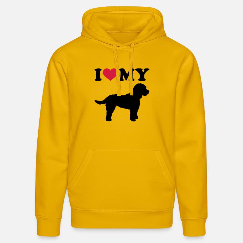 Cockapoo - Sweat à capuche bio DRUMMER Stanley/Stella Unisexe - jaune spectre