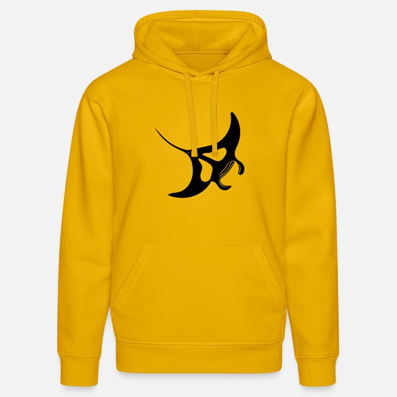 Manta Rochen Vector - Stanley/Stella Unisex Bio-Hoodie DRUMMER  - Spektralgelb