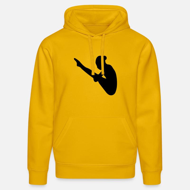 Saut de tour - Sweat à capuche bio DRUMMER Stanley/Stella Unisexe - jaune spectre
