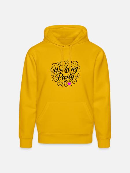 Wedding Party Wedding Party - Stanley/Stella DRUMMER Unisex Organic Hoodie - spectra yellow