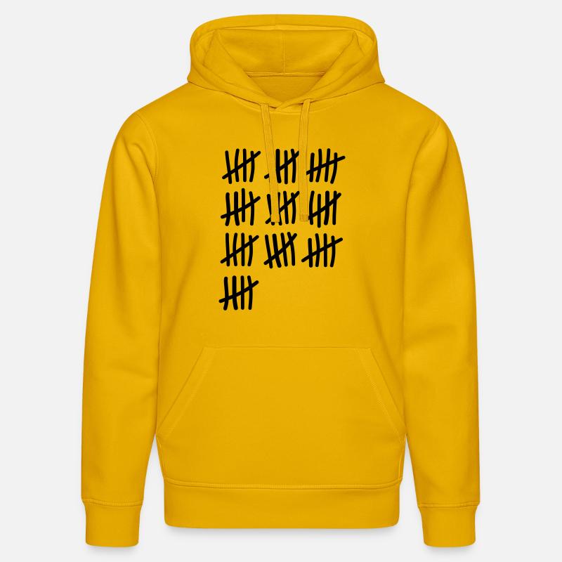 50 Anniversaire - Sweat à capuche bio DRUMMER Stanley/Stella Unisexe - jaune spectre