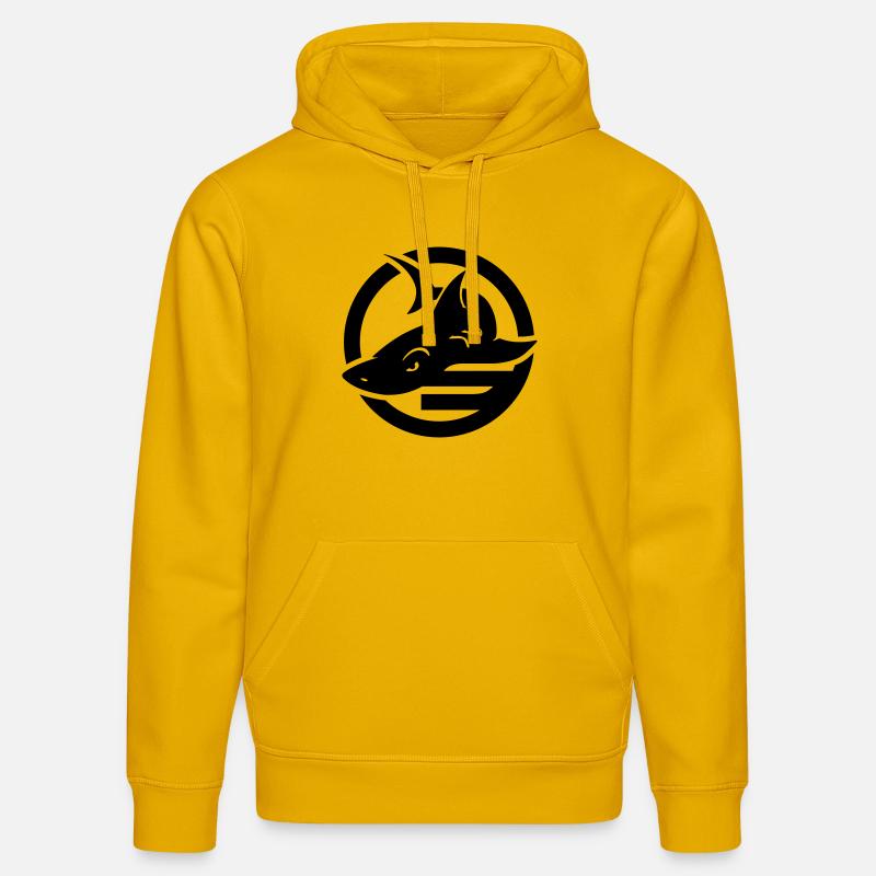 shark-sixmilliards.com-1c - Sweat à capuche bio DRUMMER Stanley/Stella Unisexe - jaune spectre