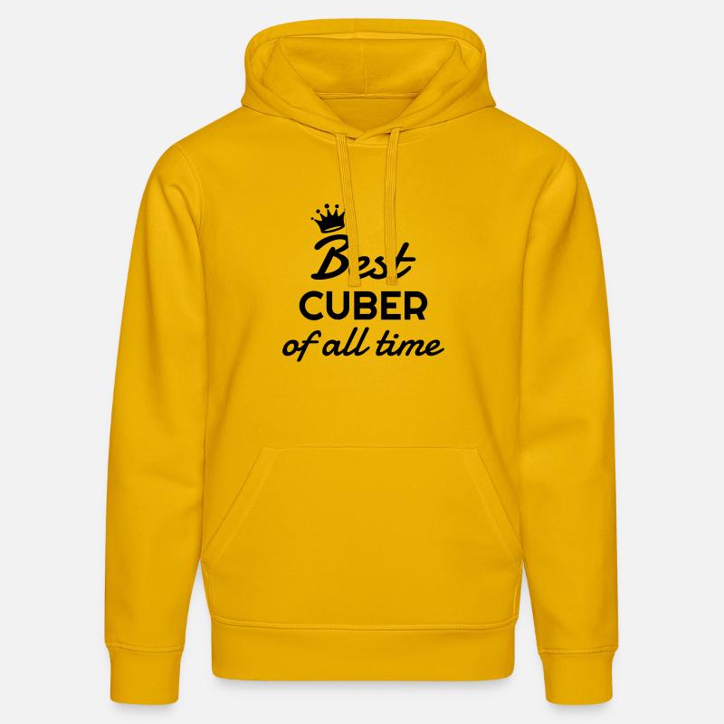 Cubing / Cube / Cuber / Speedcubing - Sweat à capuche bio DRUMMER Stanley/Stella Unisexe - jaune spectre