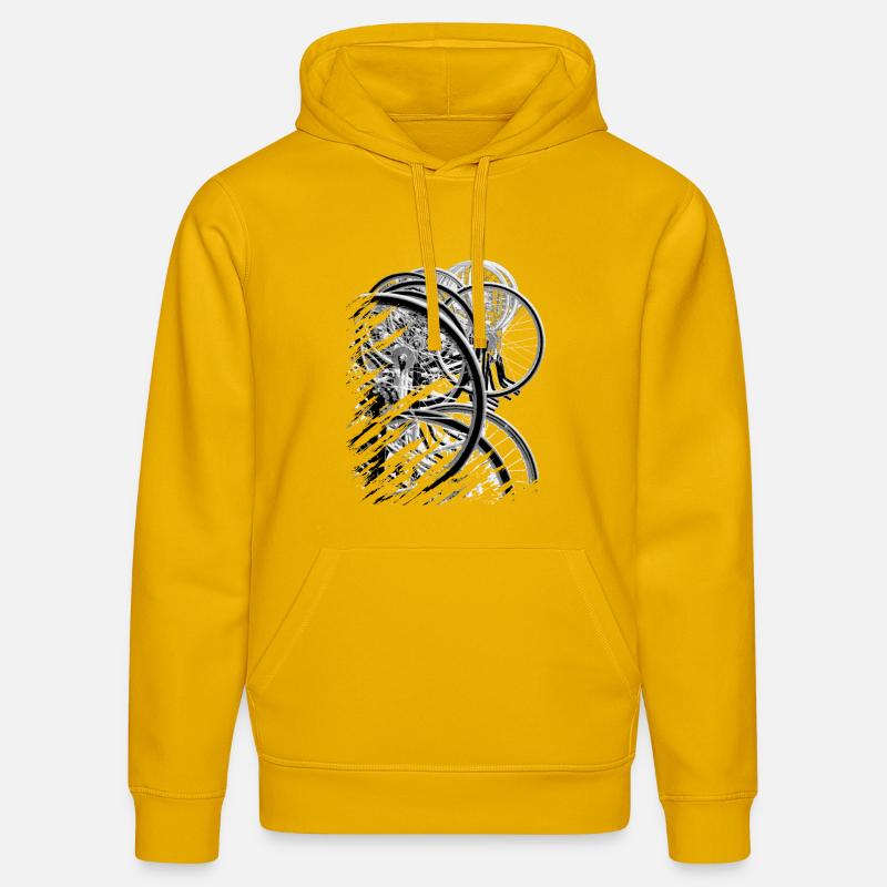 Radball | Cycle Ball Break 2 - Sweat à capuche bio DRUMMER Stanley/Stella Unisexe - jaune spectre