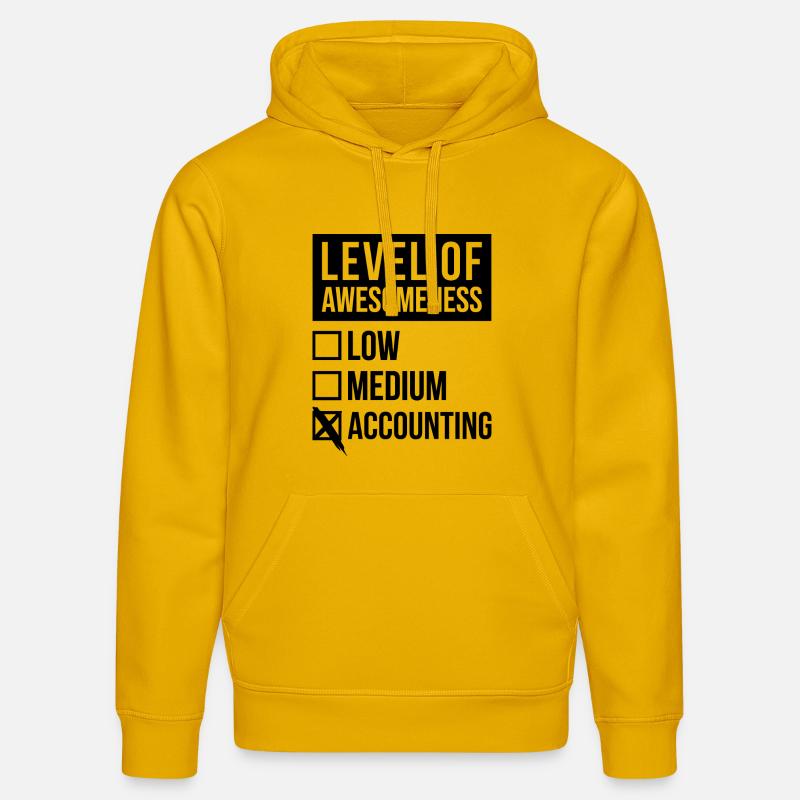 comptable - Sweat à capuche bio DRUMMER Stanley/Stella Unisexe - jaune spectre