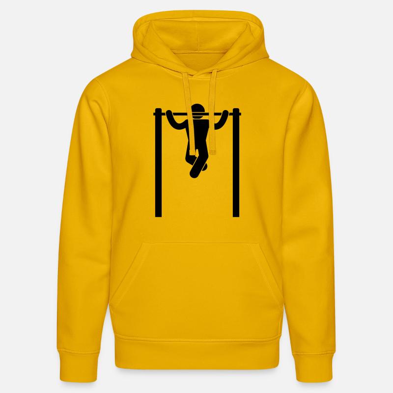 pullup - Stanley/Stella Unisex Bio-Hoodie DRUMMER  - Spektralgelb