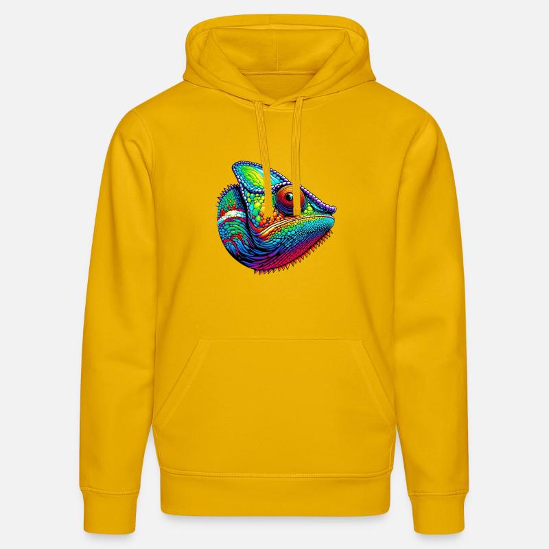 Caméléon - Sweat à capuche bio DRUMMER Stanley/Stella Unisexe - jaune spectre