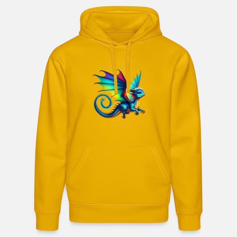 Dragon - Sweat à capuche bio DRUMMER Stanley/Stella Unisexe - jaune spectre