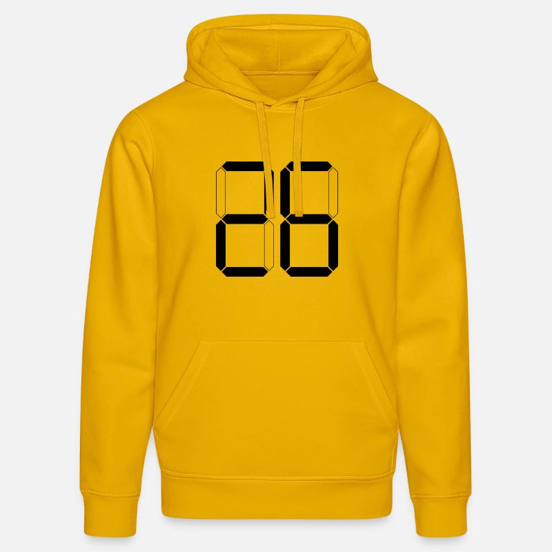 NUMÉRO 26 Vingt-six Cadeaux Numériques - Sweat à capuche bio DRUMMER Stanley/Stella Unisexe - jaune spectre