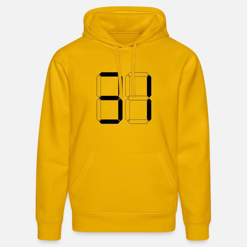 NUMMER 31 Einunddreißig Geschenk Digital - Stanley/Stella Unisex Bio-Hoodie DRUMMER  - Spektralgelb