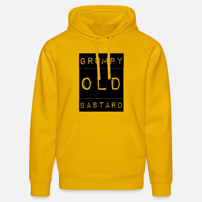 Grumpy - Sweat à capuche bio DRUMMER Stanley/Stella Unisexe - jaune spectre