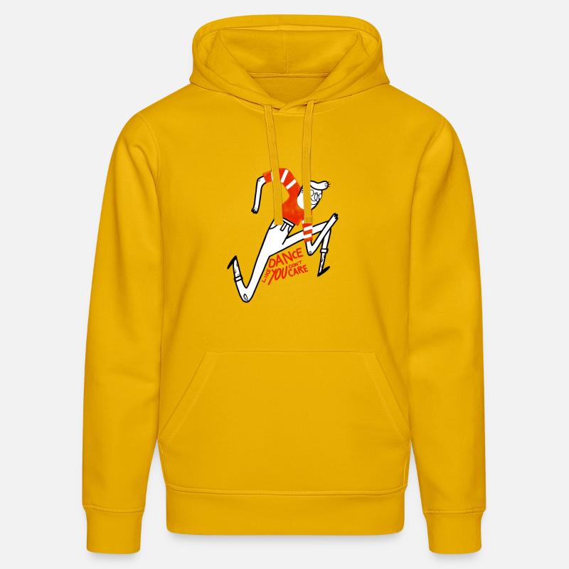 Dansez comme Tom - Sweat à capuche bio DRUMMER Stanley/Stella Unisexe - jaune spectre