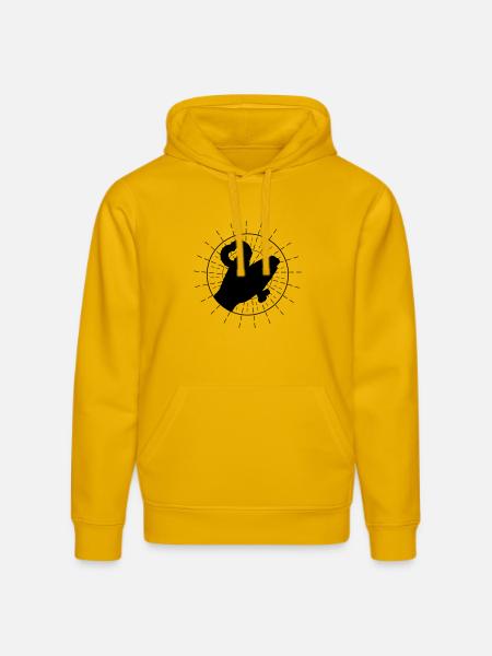 key to your heart - Stanley/Stella DRUMMER Unisex Organic Hoodie - spectra yellow
