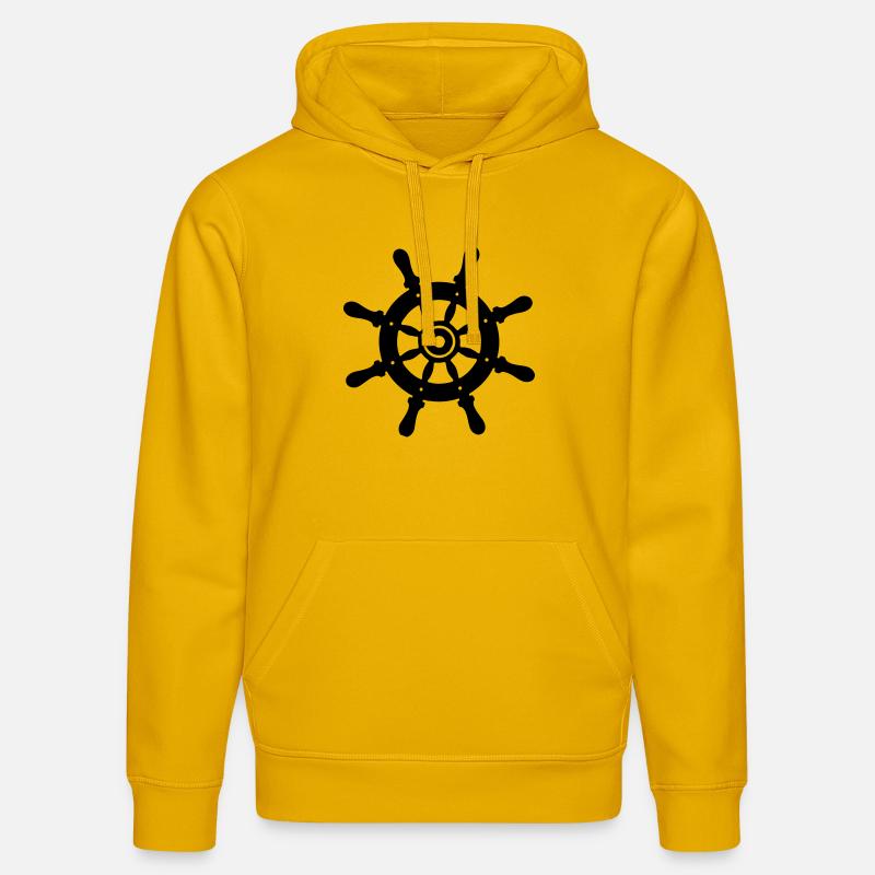 Ship Rutter - Stanley/Stella Unisex Bio-Hoodie DRUMMER  - Spektralgelb