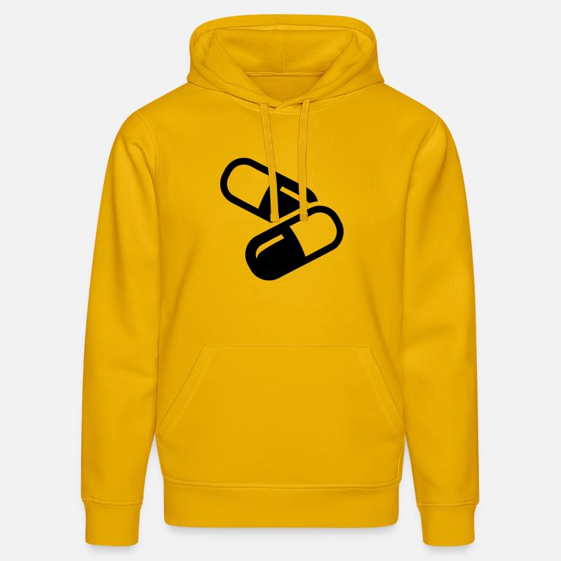 Cachet - Sweat à capuche bio DRUMMER Stanley/Stella Unisexe - jaune spectre