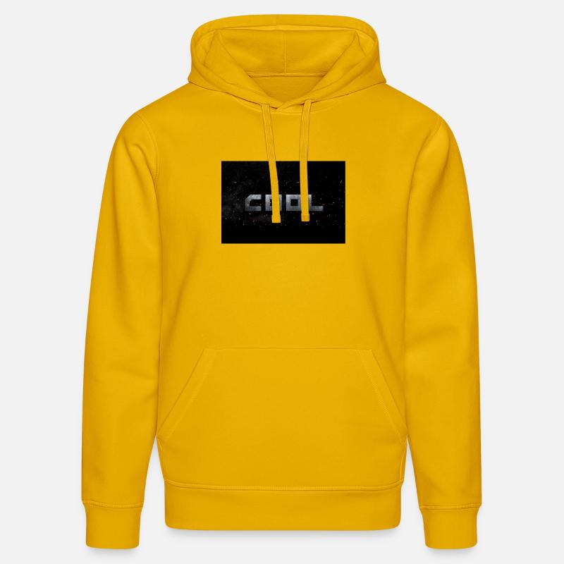 COOL juste COOL - Sweat à capuche bio DRUMMER Stanley/Stella Unisexe - jaune spectre