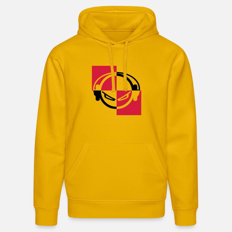 DJ - Sudadera con capucha ecológica unisex DRUMMER de Stanley/Stella - amarillo espectral