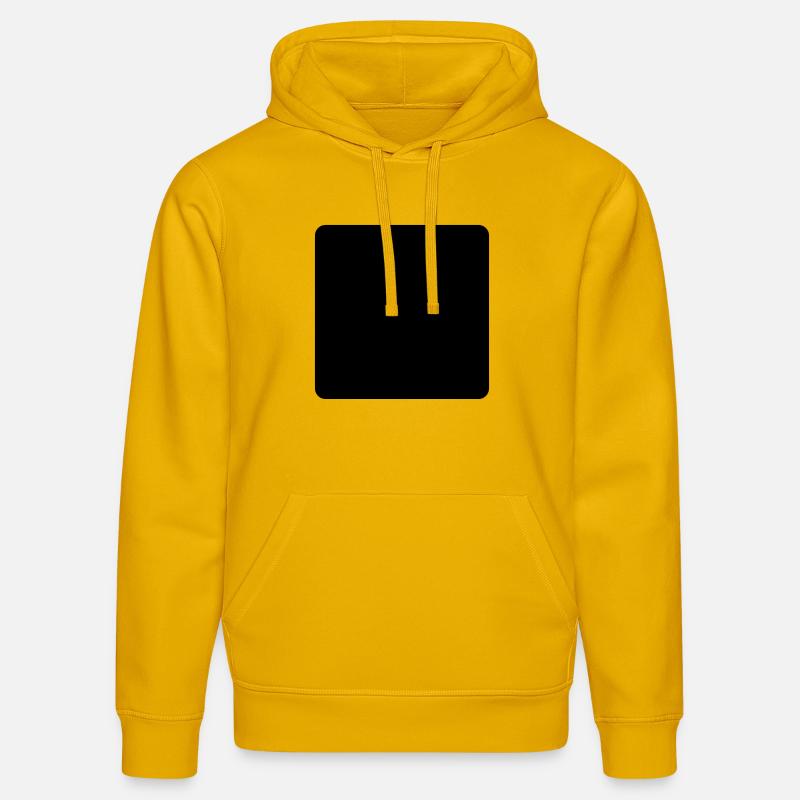 Place de Math symbole - noir - Sweat à capuche bio DRUMMER Stanley/Stella Unisexe - jaune spectre