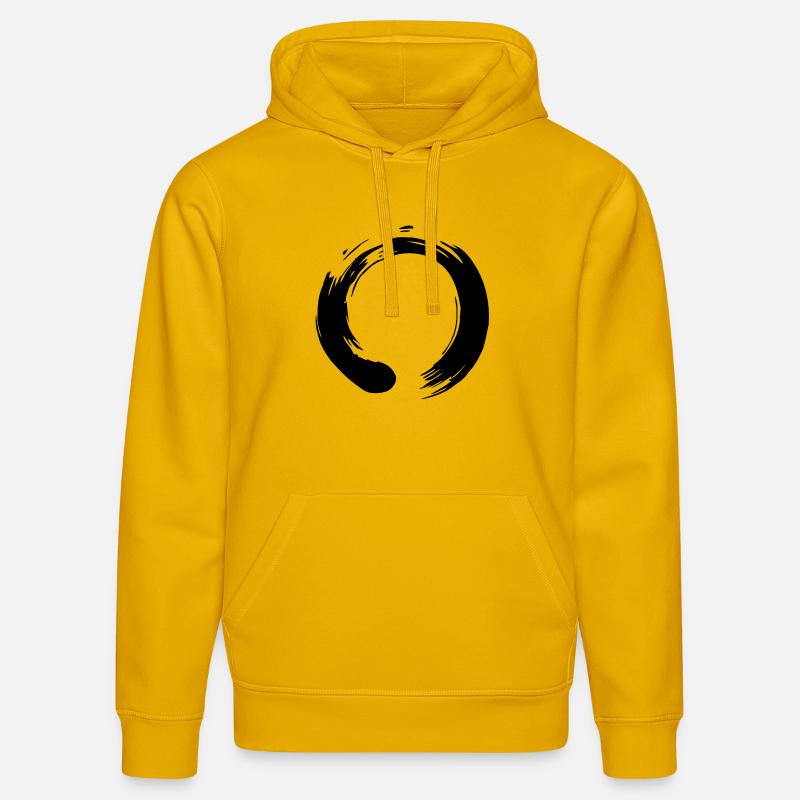 Enso Zen Vector - Sweat à capuche bio DRUMMER Stanley/Stella Unisexe - jaune spectre