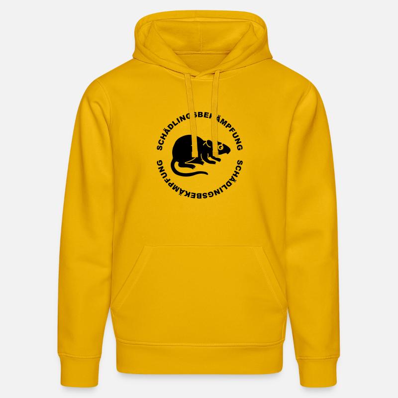 Schädlingdbekaempfung - Sweat à capuche bio DRUMMER Stanley/Stella Unisexe - jaune spectre