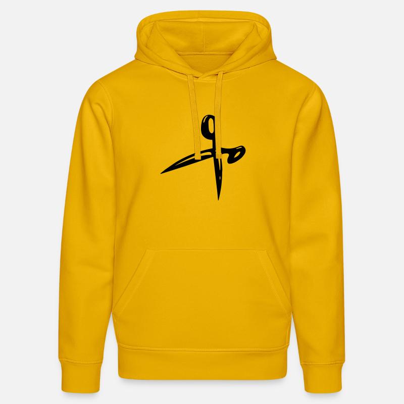 Ciseaux - Sweat à capuche bio DRUMMER Stanley/Stella Unisexe - jaune spectre