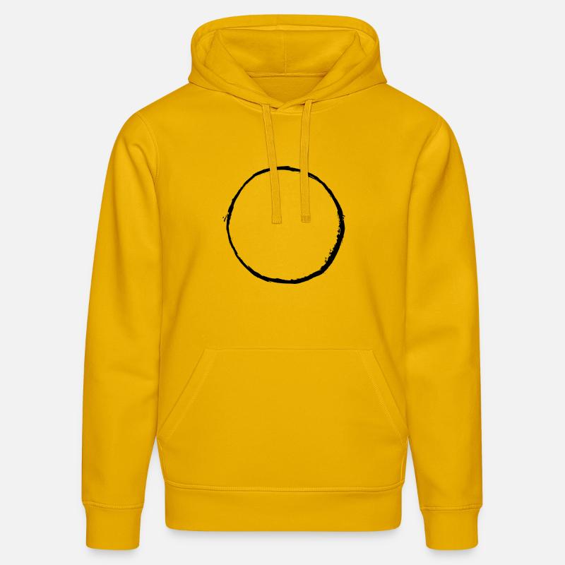 BROSSE CERCLE - Sweat à capuche bio DRUMMER Stanley/Stella Unisexe - jaune spectre