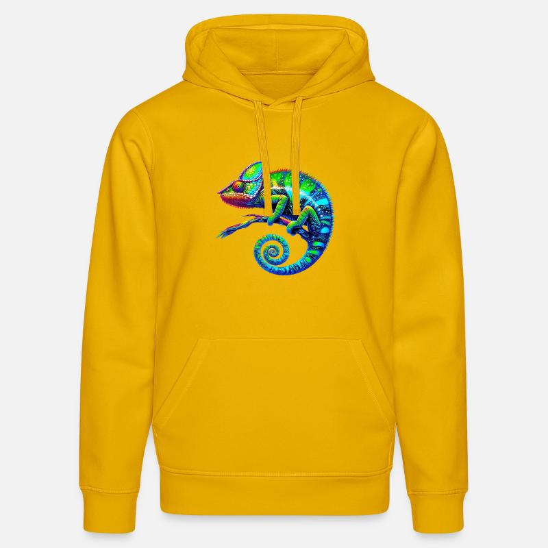 Caméléon - Sweat à capuche bio DRUMMER Stanley/Stella Unisexe - jaune spectre