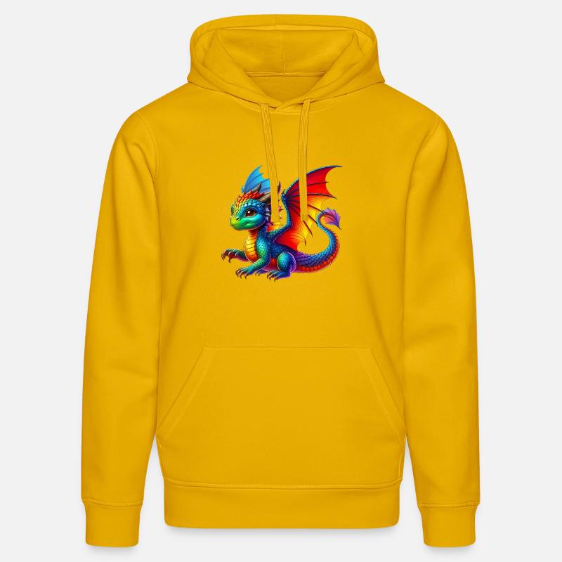 Dragon - Sweat à capuche bio DRUMMER Stanley/Stella Unisexe - jaune spectre