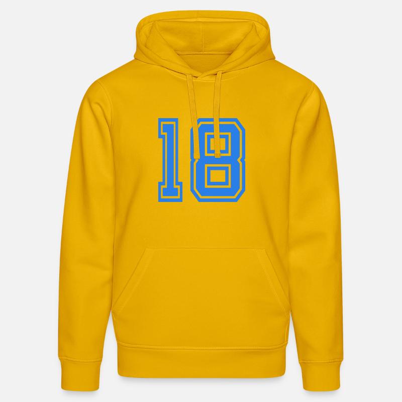 18 - Sweat à capuche bio DRUMMER Stanley/Stella Unisexe - jaune spectre