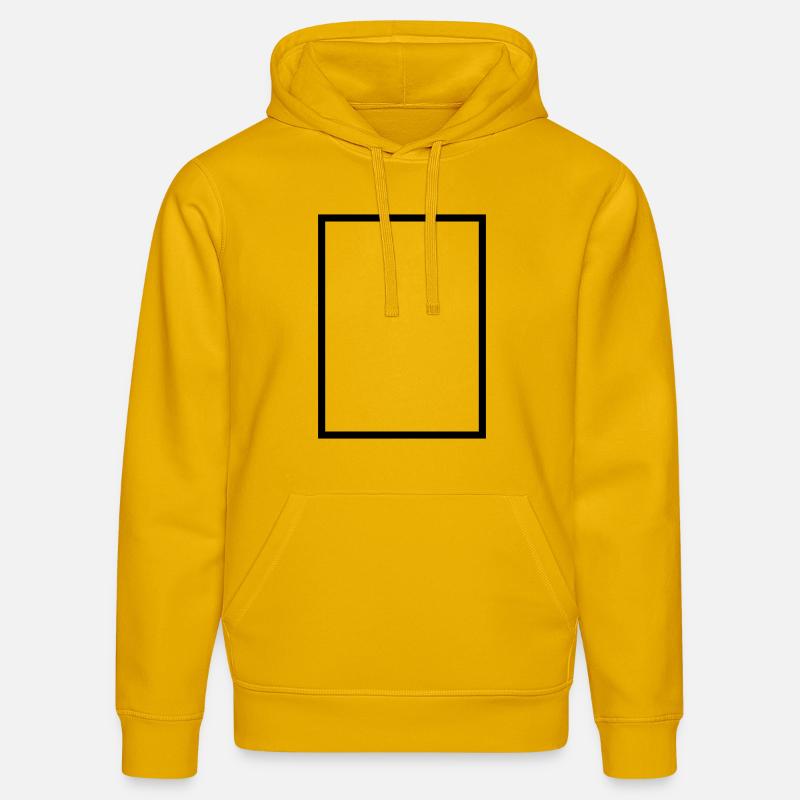 Rectangle - Sweat à capuche bio DRUMMER Stanley/Stella Unisexe - jaune spectre