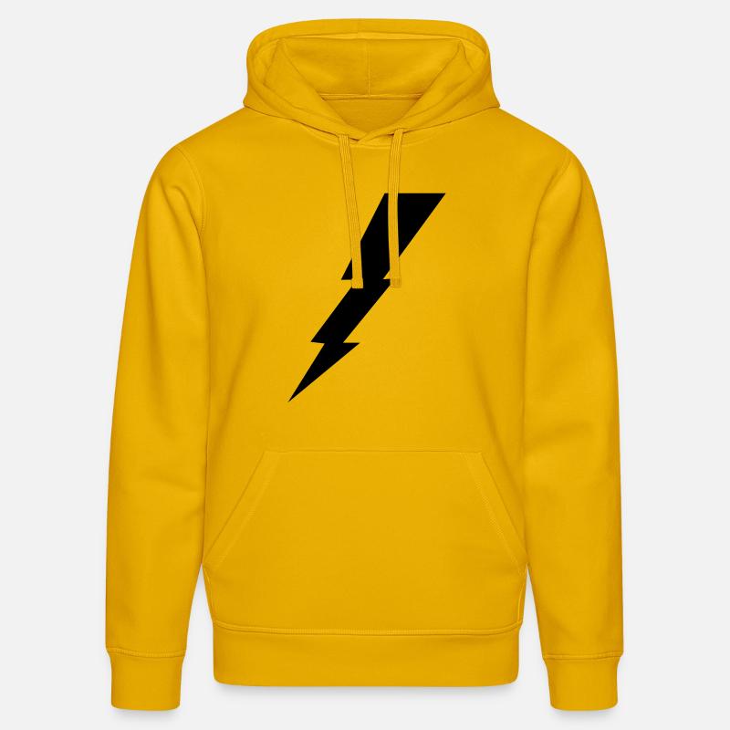 Flash éclair - Sweat à capuche bio DRUMMER Stanley/Stella Unisexe - jaune spectre