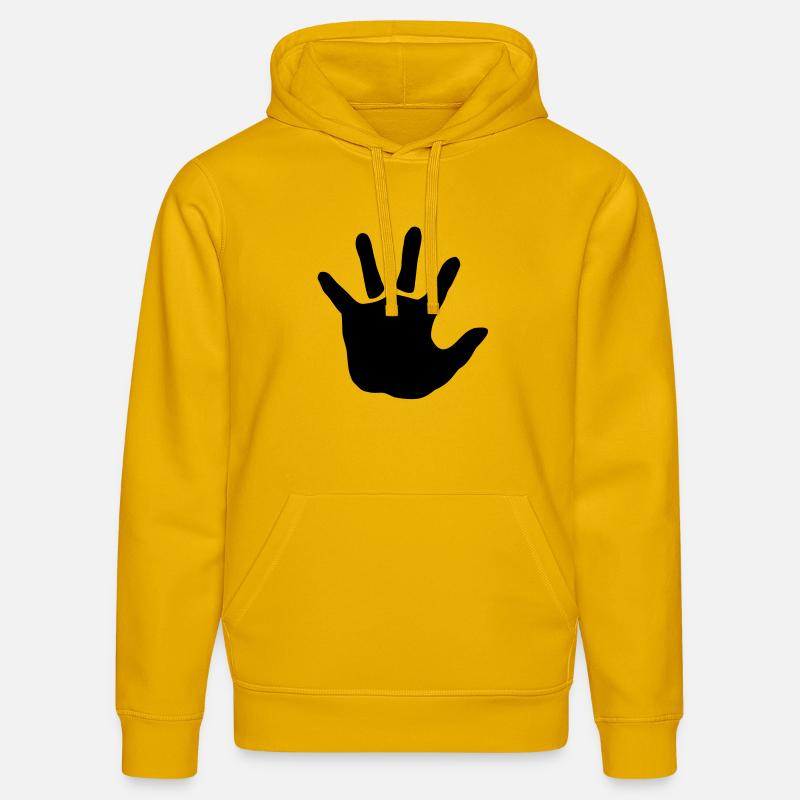 Bébé main - Sweat à capuche bio DRUMMER Stanley/Stella Unisexe - jaune spectre