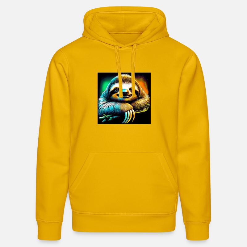 paresse - Sweat à capuche bio DRUMMER Stanley/Stella Unisexe - jaune spectre