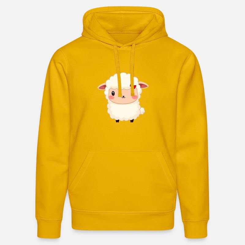 Mouton - Sweat à capuche bio DRUMMER Stanley/Stella Unisexe - jaune spectre