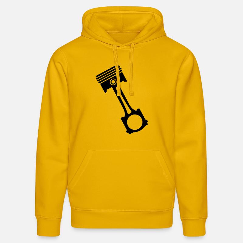 Piston - Sweat à capuche bio DRUMMER Stanley/Stella Unisexe - jaune spectre